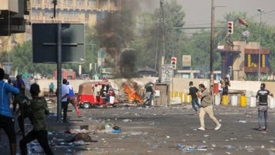 Photo of العراق:إحتجاجات متواصلة وعنف متصاعد