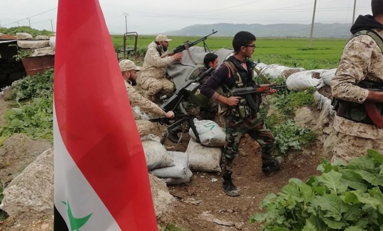 الجيش العربي السوري يتصدى لهجوم إرهابي للقاعدة