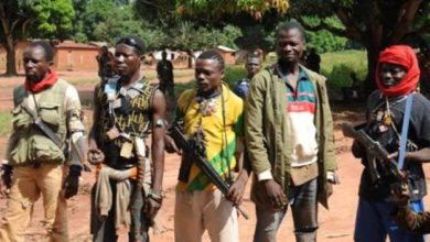Photo of مسلحون يقتحمون مدينة ألينداو بإفريقيا الوسطى