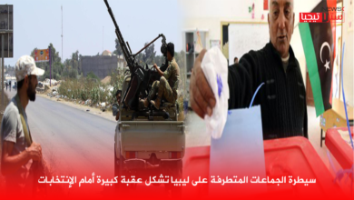 Photo of سيطرة الجماعات المتطرفة على ليبيا تشكل عقبة ‏كبيرة أمام الإنتخابات