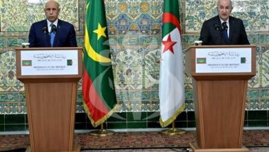 Photo of التعاون الثنائي والأوضاع الإقليمية محور لقاء الرئيسين الجزائري والموريتاني