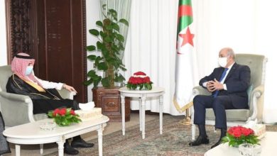 Photo of وزير الخارجية السعودي يبحث مع الرئيس الجزائري العلاقات الثنائية وعددا من القضايا الإقليمية والدولية