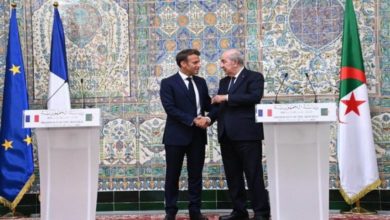 Photo of الرئيسان الجزائري والفرنسي: إقامة شراكة شاملة في ظل الاحترام والثقة