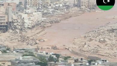 Photo of ارتفاع لضحايا اعصار دانيال درنة وإغلاق المدينة