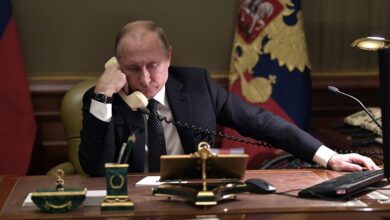 Photo of بوتين يجري إتصالات هاتفية مع نظرائه من الشرق الأوسط