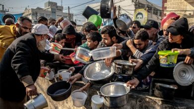Photo of ألمانيا:لا يمكن أن نقف مكتوفي اليدين أمام جوع الفلسطينين