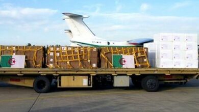 Photo of الجزائر: 168 طناً من المساعدات لغزة تصل إلى مطار العريش بمصر