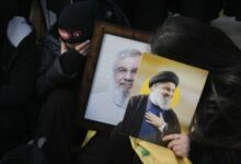 Photo of Mass Funeral Held in Beirut for Former Hezbollah Leader Hassan Nasrallah